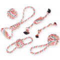 Heavy Duty Cotton Rope Dog Toys – 6 Pack